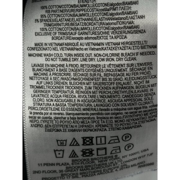 Brooks Brothers Cotton French Terry Golden Fleece Tartan Mens XXL Sweatshirt - Picture 10 of 15